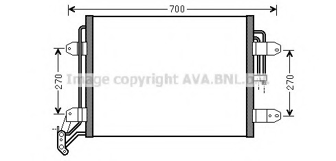 Condensator, climatizare VW5291 PRASCO - Radiator clima Condensator, climatizare VW5291 PRASCO - Radiator clima
