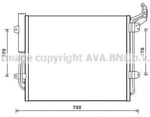Condensator, climatizare VW5324 PRASCO - Radiator clima Condensator, climatizare VW5324 PRASCO - Radiator clima