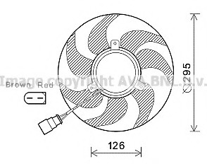 Ventilator, radiator VW7536 PRASCO - Ventilator radiator Ventilator, radiator VW7536 PRASCO - Ventilator radiator