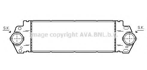 Intercooler, compresor VWA4233 PRASCO - Turbocompressor Intercooler, compresor VWA4233 PRASCO - Turbocompressor
