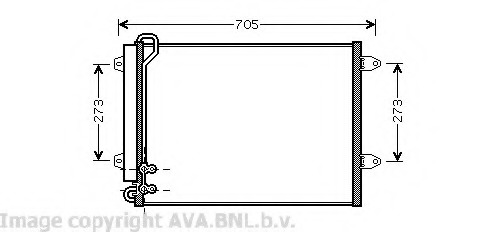 Condensator, climatizare VWA5225 PRASCO - Radiator clima Condensator, climatizare VWA5225 PRASCO - Radiator clima