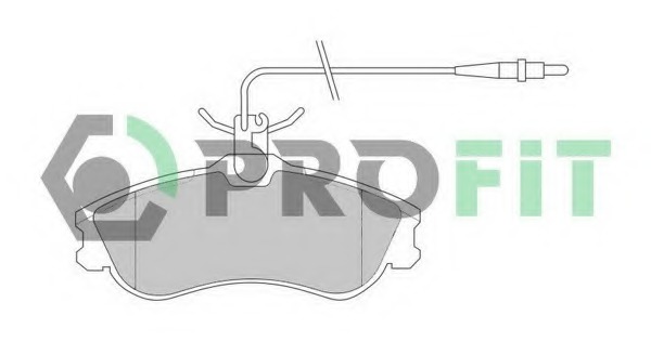set placute frana,frana disc 5000-1112 PROFIT - Frana disc set placute frana,frana disc 5000-1112 PROFIT - Frana disc