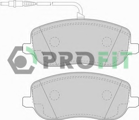 set placute frana,frana disc 5000-1556 C PROFIT - Set placute frana set placute frana,frana disc 5000-1556 C PROFIT - Set placute frana