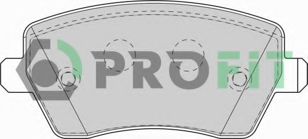 set placute frana,frana disc 5000-1617 PROFIT - Frana disc set placute frana,frana disc 5000-1617 PROFIT - Frana disc