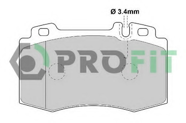 set placute frana,frana disc 5000-1661 C PROFIT - Frana disc set placute frana,frana disc 5000-1661 C PROFIT - Frana disc