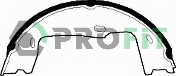 Set saboti frana 5001-0227 PROFIT - Material frictiune sabot frana/ sabot frana Set saboti frana 5001-0227 PROFIT - Material frictiune sabot frana/ sabot frana