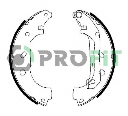 Set saboti frana 5001-0648 PROFIT - Material frictiune sabot frana/ sabot frana Set saboti frana 5001-0648 PROFIT - Material frictiune sabot frana/ sabot frana