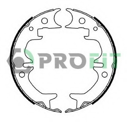 Set saboti frana 5001-4008 PROFIT - Material frictiune sabot frana/ sabot frana Set saboti frana 5001-4008 PROFIT - Material frictiune sabot frana/ sabot frana