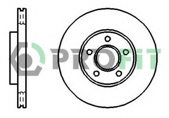 Disc frana 5010-1172 PROFIT - Frana disc Disc frana 5010-1172 PROFIT - Frana disc