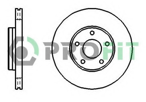 Disc frana 5010-1222 PROFIT - Frana disc Disc frana 5010-1222 PROFIT - Frana disc