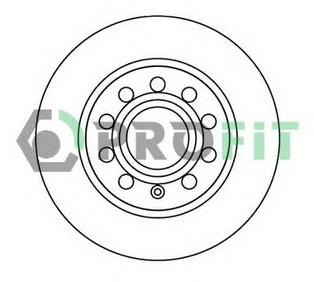 Disc frana 5010-1224 PROFIT - Disc frana