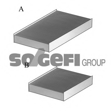 Filtru, aer habitaclu AHC394-2 PURFLUX - Filtru aer habitaclu