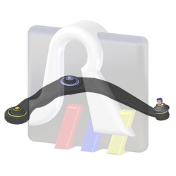 Brat, suspensie roata 96-00739-1 RTS - Directie / bucsi, rulmenti