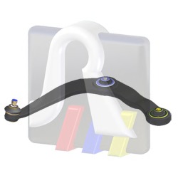 Brat, suspensie roata 96-00739-2 RTS - Directie / bucsi, rulmenti