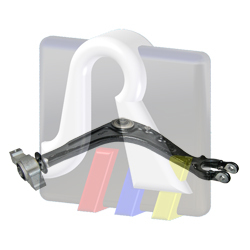 Brat, suspensie roata 96-00797-1 RTS - Brate suspensie / directie (bascula)