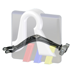 Brat, suspensie roata 96-00797-2 RTS - Brate suspensie / directie (bascula)