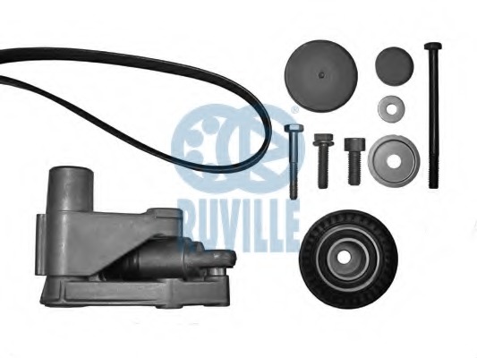 Set curea transmisie cu caneluri 5509380 RUVILLE - Set curea transmisie cu caneluri