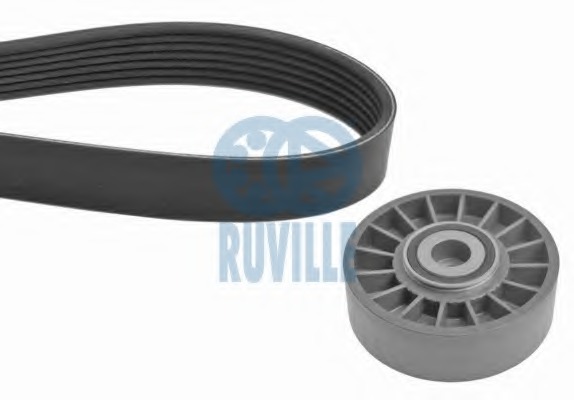 Set curea transmisie cu caneluri 5510084 RUVILLE - Set curea transmisie cu caneluri