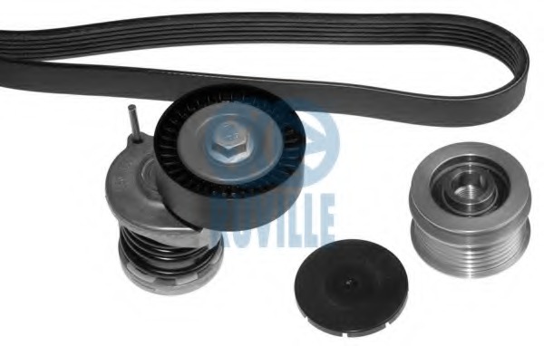 Set curea transmisie cu caneluri 5577680 RUVILLE - Fulie curea Set curea transmisie cu caneluri 5577680 RUVILLE - Fulie curea