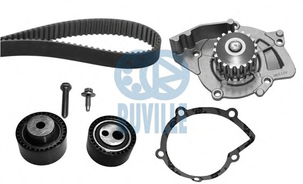 Set pompa apa + curea dintata 55971701 RUVILLE - Kit distributie / curea distributie