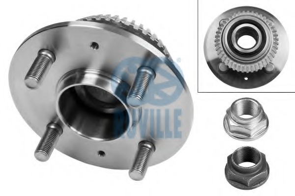 Set rulment roata 6119 RUVILLE - Rulment roata / butuc roata