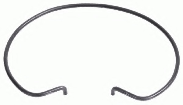 Colier, placa de presiune 3018 082 100 SACHS - Rulment de presiune ambreiaj