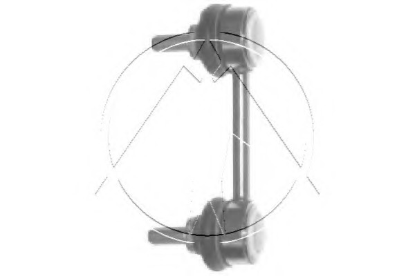 Brat/bieleta suspensie, stabilizator 19066 SIDEM - Bieleta antiruliu / bara stabilizatoare