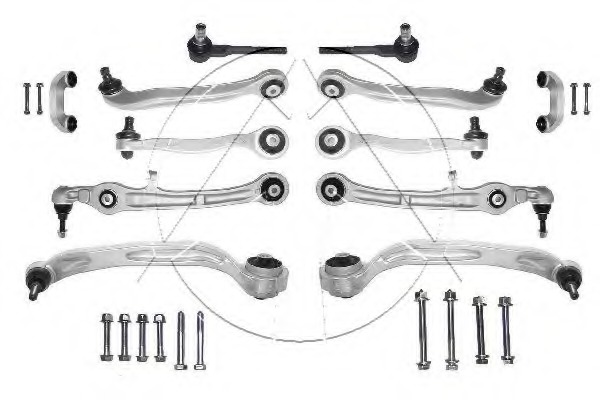 Set reparatie, bara stabilizatoare 37870 SIDEM - Brate suspensie / directie (bascula)