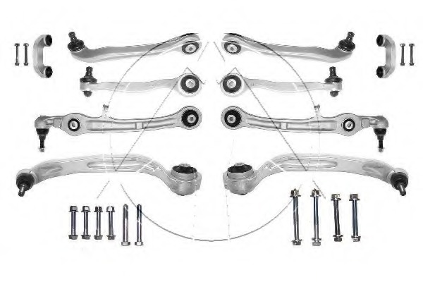 Set reparatie, bara stabilizatoare 37875 SIDEM - Brate suspensie / directie (bascula)