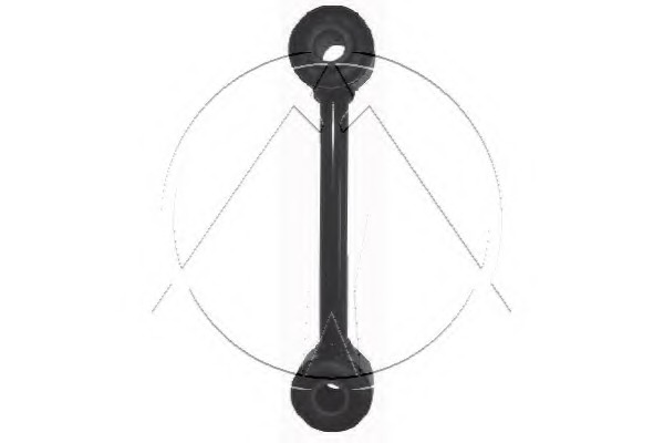 Brat/bieleta suspensie, stabilizator 63669 SIDEM - Bieleta antiruliu / bara stabilizatoare