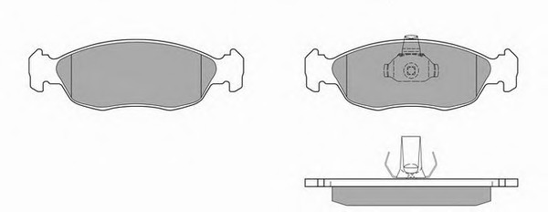 set placute frana,frana disc 601.1 SIMER - Frana disc set placute frana,frana disc 601.1 SIMER - Frana disc