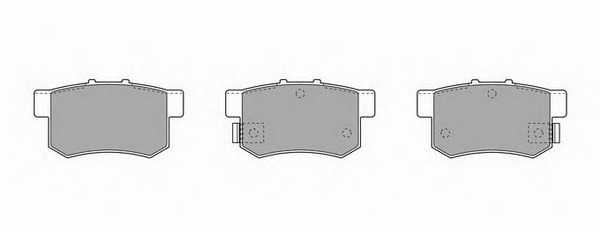 set placute frana,frana disc 681 SIMER - Frana disc