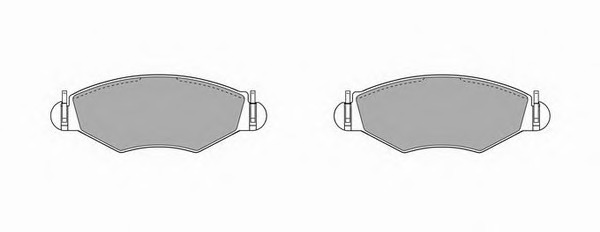 set placute frana,frana disc 722.2 SIMER - Frana disc set placute frana,frana disc 722.2 SIMER - Frana disc