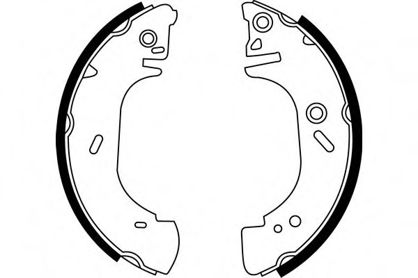 Set saboti frana S511 SIMER - Material frictiune sabot frana/ sabot frana