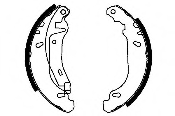 Set saboti frana S561 SIMER - Frana tambur Set saboti frana S561 SIMER - Frana tambur