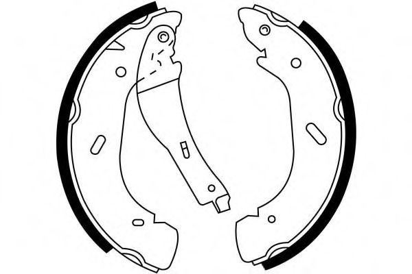 Set saboti frana S641 SIMER - Material frictiune sabot frana/ sabot frana