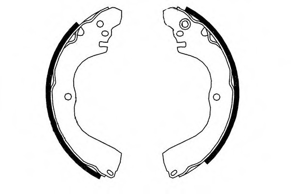 Set saboti frana S765 SIMER - Material frictiune sabot frana/ sabot frana