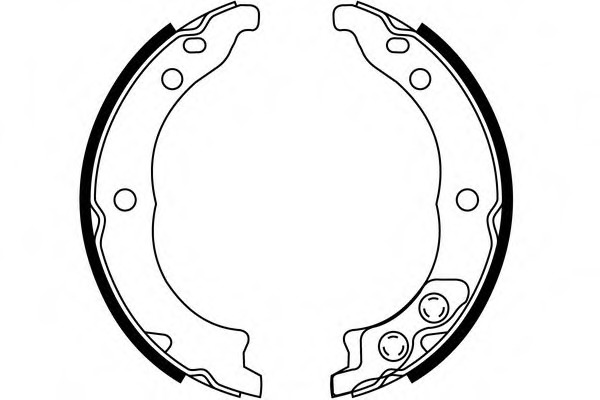 Set saboti frana S783 SIMER - Material frictiune sabot frana/ sabot frana