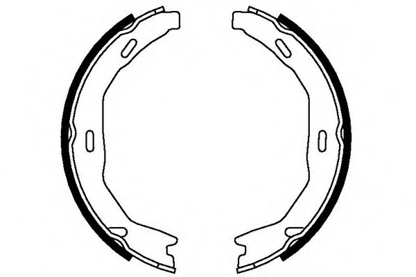 Set saboti frana S793 SIMER - Material frictiune sabot frana/ sabot frana