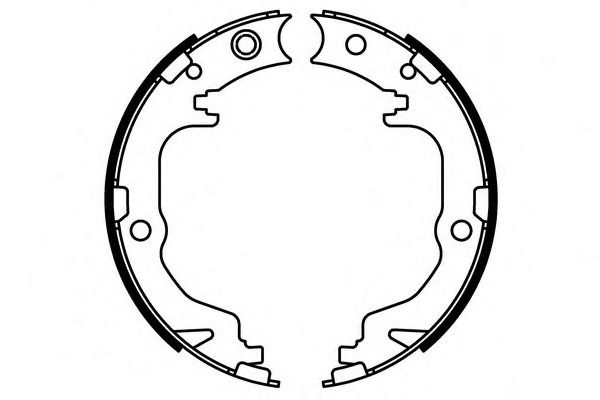 Set saboti frana S795 SIMER - Material frictiune sabot frana/ sabot frana
