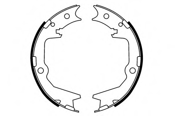 Set saboti frana S816 SIMER - Material frictiune sabot frana/ sabot frana