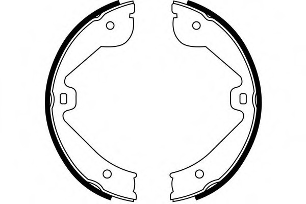 Set saboti frana S829 SIMER - Material frictiune sabot frana/ sabot frana