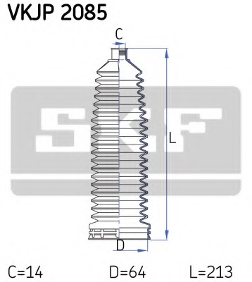 Ansamblu burduf, directie VKJP 2085 SKF - Burduf/garnitura Ansamblu burduf, directie VKJP 2085 SKF - Burduf/garnitura