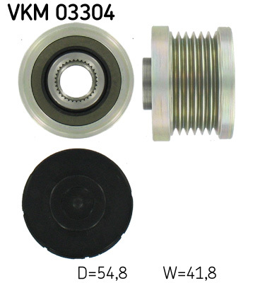 Sistem roata libera, generator VKM 03304 SKF - Componente alternator Sistem roata libera, generator VKM 03304 SKF - Componente alternator