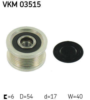 Sistem roata libera, generator VKM 03515 SKF - Componente alternator Sistem roata libera, generator VKM 03515 SKF - Componente alternator