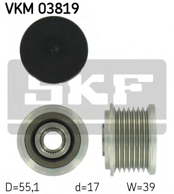 Sistem roata libera, generator VKM 03819 SKF - Componente alternator Sistem roata libera, generator VKM 03819 SKF - Componente alternator