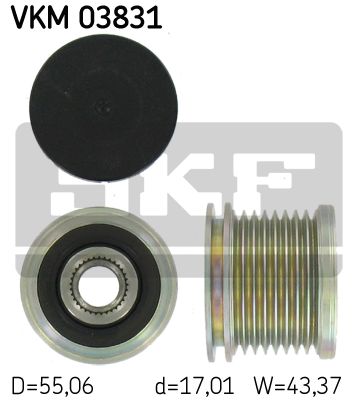 Sistem roata libera, generator VKM 03831 SKF - Componente alternator Sistem roata libera, generator VKM 03831 SKF - Componente alternator