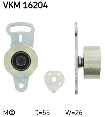 rola intinzator,curea distributie VKM 16204 SKF - Kit distributie / curea distributie