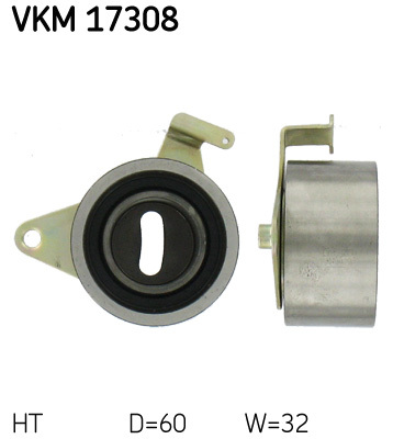 rola intinzator,curea distributie VKM 17308 SKF - Kit distributie / curea distributie