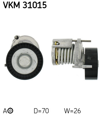 rola intinzator,curea transmisie VKM 31015 SKF - Rola intinzatoare rola intinzator,curea transmisie VKM 31015 SKF - Rola intinzatoare